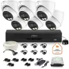 Zestaw monitoringu Dahua 6x kamera kopułkowa HAC-HDW1500T-IL-A-0280B-S2 1TB IR 40m 51mp