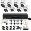 Zestaw monitoringu Dahua 8x kamera kopułkowa HAC-HDW1500T-IL-A-0280B-S2 1TB IR 40m 51mp