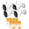 Zestaw 4 kamer IP Imou Bullet 2C 4MP IPC-F42P i 4 chmur Imou Protect