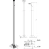 Słup ATS SKAMP1/5 pod montaż kamer CCTV