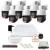 Zestaw monitoringu IP Dahua 6 kamer obrotowych 4MPx dysk 1TB