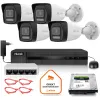 Zestaw monitoringu Hilook 4 kamery IP IPCAM-B8-30DL z dyskiem 1TB