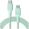 KABEL USB-C / USB-C Greencell PowerStream 200cm PD 100W zielony w oplocie