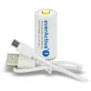 Akumulatorek 16340 / R-CR123 3V everActive 700mAh (1 szt.) z zabezpieczeniem