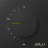 ENGO Controls ESIMPLE-230B - Regulator temperatury, 230V, czarny, dobowy, natynkowy z pokrętłem