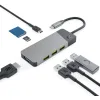 Hub USB 7w1 Green Cell Connect 3x USB-A 3.1 HDMI 4K 60Hz 1x USB-C PD 85W