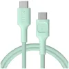 KABEL USB-C / USB-C Greencell PowerStream 120cm PD 100W zielony w oplocie