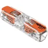 Szybkozłączka przelotowa uniwersalna LINKA/DRUT 2x 0,2-4mm2 WAGO 221-2411 (1szt.)
