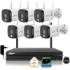 Zestaw monitoringu IP Dahua 6 Kamer WI-FI 3MPx aktywne odtraszanie LED IR do 30m