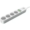 LISTWA ZASILAJĄCA Z WYŁĄCZNIKIEM Energizer 4x SCHUKO 4x USB-A 2500W 10A KABEL 2M