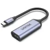 Unitek Adapter USB-C na HDMI 2.1 (8K 60Hz) szary 15cm V1416B