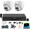 Zestaw monitoringu Dahua 2x kamera kopułkowa HAC-HDW1500CLQ-IL-A-0280B-S2 1TB IR 20m 5mp