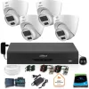 Zestaw monitoringu Dahua 4x kamera kopułkowa HAC-HDW1500CLQ-IL-A-0280B-S2 1TB IR 20m 5mp