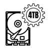 Dopłata do dysku zestaw monitoringu z 1TB na 4TB (SKU: 33102)