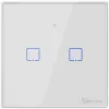 Dotykowy włącznik światła Sonoff WiFi + RF 433 T2 EU TX (2-kanałowy)