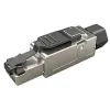 WTYK MODULARNY KONEKTOR PRZEMYSŁOWY SAMOZACISKOWY SOLARIX RJ45 CAT.6A STP 8P8C
