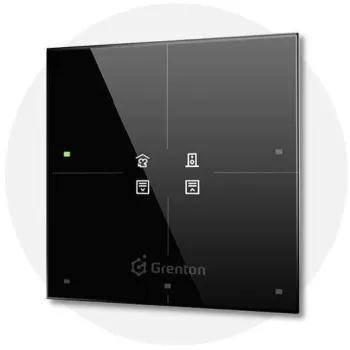 GRENTON - SMART PANEL 4B, OLED, TF-bus, CZARNY (2.0)