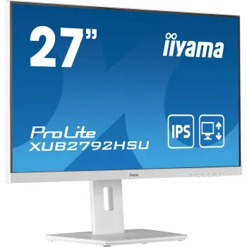 Monitor LED IIYAMA XUB2792HSU-W5 27 cali Pivot Ultra Slim Biały
