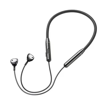 Joyroom bezprzewodowe słuchawki sportowe bluetooth neckband czarny (JR-D6)