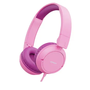 Joyroom nauszne słuchawki 3,5mm mini jack dla dzieci dziecięce różowy JR-HC1 pink