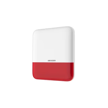 HIKVISION Zewnętrzny sygnalizator alarmowy AX PRO DS-PS1-E-WE(O-STD)/Red