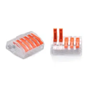 ZŁĄCZKA DO PRZEWODÓW ZATRZASKOWA 0,2-4,0mm2 PC-235 5GNIAZD (1szt.)