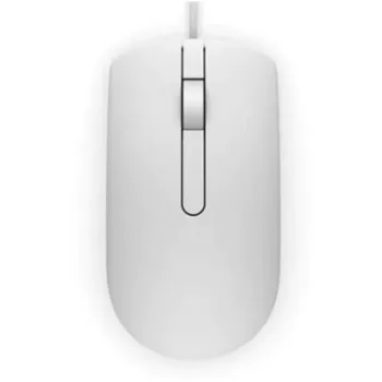 Mysz Dell MS116 Wired Optical Mouse (Biały)