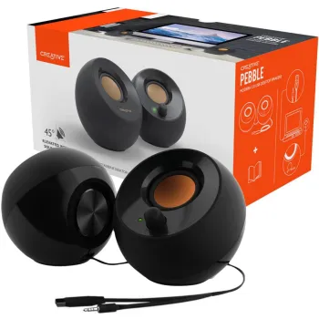 Głośniki komputerowe Creative Pebble 2.0 USB czarny