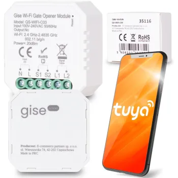 GISE Smart Moduł do sterowania bramą WiFi GEN 2 | Tuya | GG-01