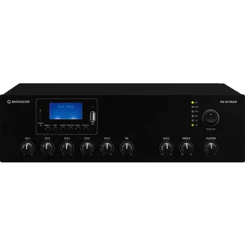 Cyfrowy wzmacniacz miksujący PA-812DAP Monacor