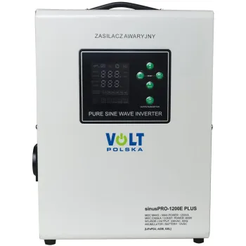 Przetwornica VOLT POLSKA SINUSPRO 1200E PLUS 12V 800/1200W LiFePO4, MENU