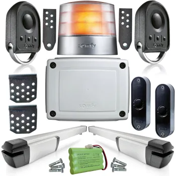 Zestaw Somfy Ixengo L 24V RTS Comfort Pack (1216555) do bram skrzydłowych