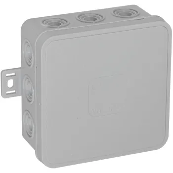 Puszka natynkowa pusta 12 wlotów VIPLAST V6 klik SZARA IP54 85x85x41mm 036-03