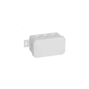 Puszka natynkowa pusta 8 wlotów VIPLAST V8 klik BIAŁA IP54 80x45x41mm 038-01