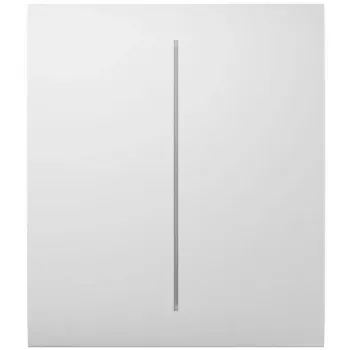 AJAX CenterButton (2-gang) vertical (white)