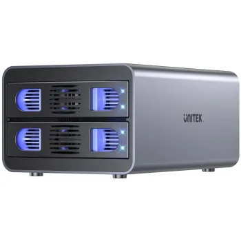 Unitek Obudowa RAID do dysku SATA 2.5''/3.5'' 4 tryby 40TB USB C 10Gb/s