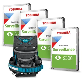 Zestaw dysków Toshiba S300 + pas narzędziow MAKITA TOS04