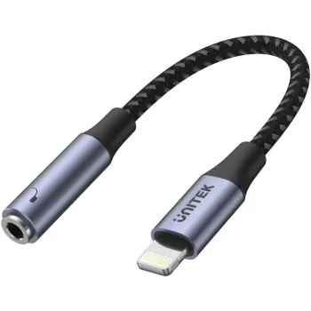 Unitek Adapter Lightning na mini jack 3,5 mm (F)