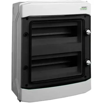 PLASTIKOWA OBUDOWA INSTALACYJNA Natynkowa IP65, 2X12 modułów. PHS 24T FB NOARK 110685