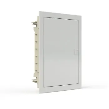PLASTIKOWA OBUDOWA INSTALACYJNA Z DRZWIAMI METALOWYMI, PODTYNK., IP40, 2 RZĘDY, 24 MODUŁY Noark PMF 24 107102