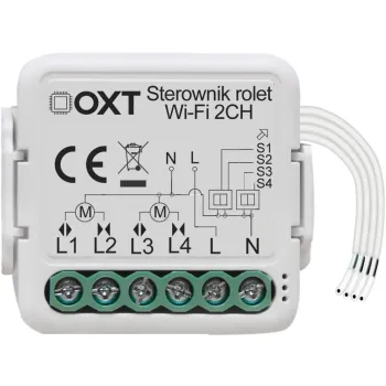 Moduł OXT mini sterownik 2 rolety WiFi TUYA
