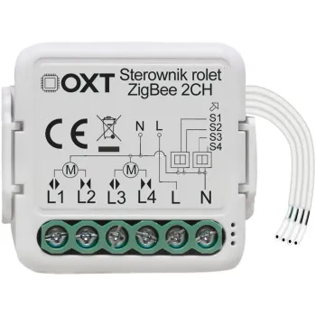 Moduł OXT mini sterownik 2 rolety ZigBee TUYA