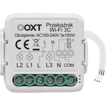 Moduł OXT mini przekaźnik 4 obwody WiFi TUYA