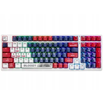 Klawiatura mechaniczna A4TECH BLOODY S98 USB Sports Navy (BLMS Red Plus Switches)