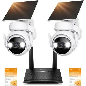Zestaw 2 kamer IP Imou Cell PT kit 3MP z chmurami Imou Protect i routerem 4G