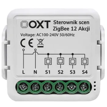 Moduł OXT mini sterownik scen 12 akcji 230V ZigBee TUYA T254