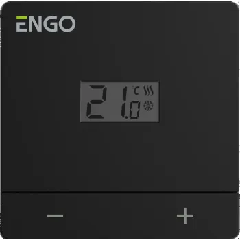 ENGO Controls EASY-230B - Regulator temperatury, 230V, czarny, dobowy, natynkowy