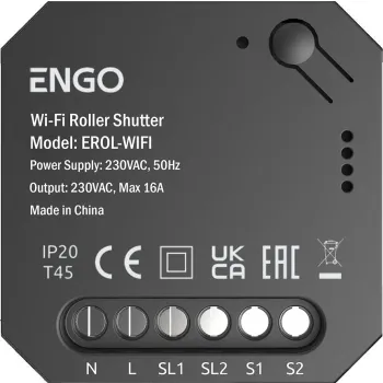 ENGO Controls EROL-WIFI - Sterownik Rolet Wi-Fi do systemu ENGO Smart podtynkowy