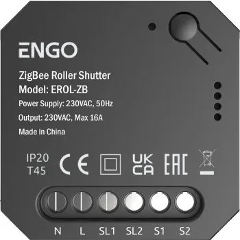 ENGO Controls EROL-ZB - Sterownik Rolet ZigBee do systemu ENGO Smart podtynkowy