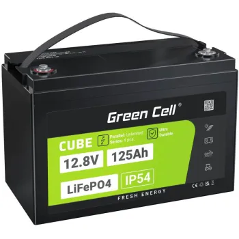 AKUMULATOR LITOWO-ŻELAZOWO-FOSFORANOWY LiFePO4 Green Cell Cube 12.8V 125Ah LFPGC12V125AH